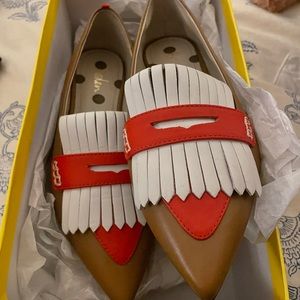 Boden loafers, never worn. Size 6